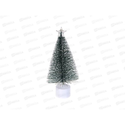 Елочка ершик с подсветкой LED 8х8х17см, 021-008  г