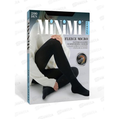 Minimi колготки Fleece Micro 200 (nero, 3)