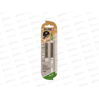 Пилки 132х107мм 12з/д(древесина,фанера,ДСП,пласт h=4-100mm) T119BL 2шт RUNEX *10/400