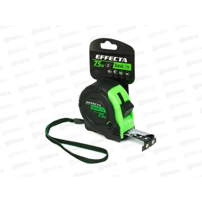 Рулетка с магнитом EFFECTA Basic 3S 7,5м / 25мм, 3 стопа