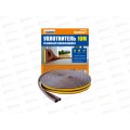 Уплотнитель резиновый URK010P P-профиль Коричнев 8*9мм 10м 4WALLS/100