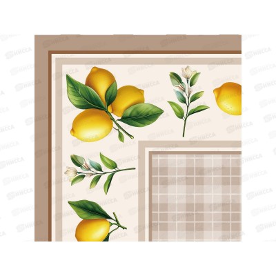 Клеенка Grace ткань ПУ 1,5х15м 10отрезов 150*150см PU-NY142-01 127959