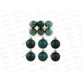 Набор шаров 6шт d5см, темно-зеленый, 5CM-6PCS