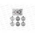 Набор шаров 6шт d5см, серебро, 5CM-6PCS