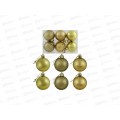 Набор шаров 6шт d5см, золото, 5CM-6PCS