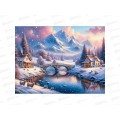 ПАЗ 500эл. Горный пейзаж с овечками, Х500-7217 *10