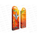 Аудиокабель AUX 3,5mm+3.5mm 2м  More choice UK24 нейлон Black