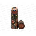 Карандаши 36цв АЛЬТ Флора Гранат в тубусе,30-0159/03*8