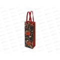 Пакет подар. B.V.  Flora.Гранат п/бутылку  12,3*36*9см 2-856/05