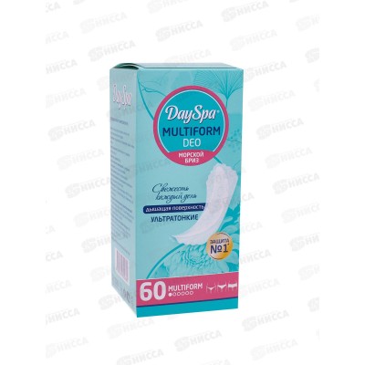 Day Spa прокладки ежедневные мультиф Бриз 60шт *20