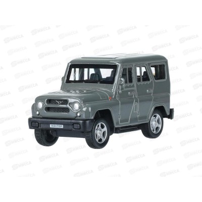 Машина &quotТЕХНОПАРК&quot металл UAZ Хантер, 10,5см, т-серый, 11-DGR