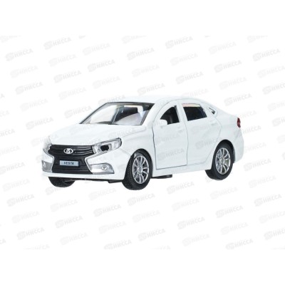 Машина &quotТЕХНОПАРК&quot металл LADA vesta, 11,5см, белый, 12-WH-NW