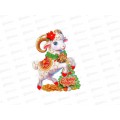 Наклейки для декора Новогодний барашек 28*20см  DP-0500  540718
