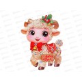 Наклейки для декора Праздничный барашек 28*20см  DP-0501  538627