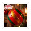Елочное украшение Шар 10*10*10,5см  DP-0132  526583