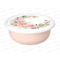 Миска 2,1л с крышкой "Модена" с декором "Розы" (св.-розовый) 223188207/04 Миска 2,1л с крышкой "Модена" с декором "Розы" (св.-розовый) 223188207/04