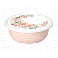 Миска 3,2л с крышкой "Модена" с дек. "Розы" (св-розовый) 223188307/04 Миска 3,2л с крышкой "Модена" с дек. "Розы" (св-розовый) 223188307/04