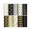 Бумага упак. ЗОЛОТАЯ СКАЗКА Golden pattern 70*100см 10диз. мел.591912