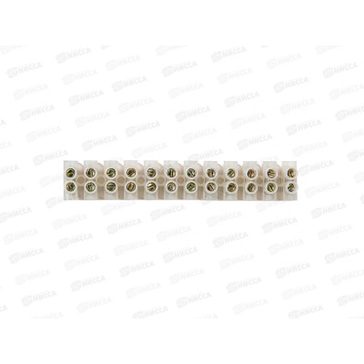 Колодка КЗВ 60-12 60А 6-25мм 12пар IN HOME