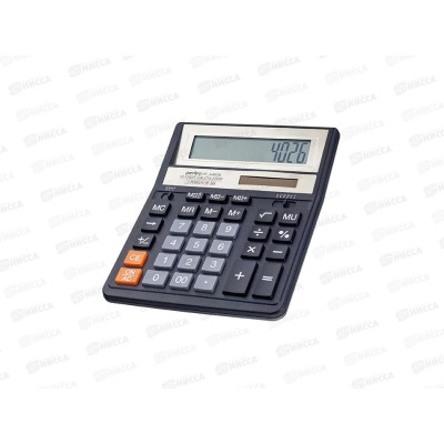 Калькулятор Perfeo PF A4026, бухгалтерский, 12-разрядный, черный