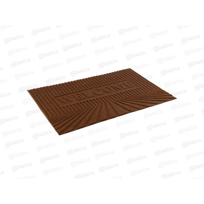 Коврик влаговпит. &quotВелком&quot 60*90см корич SUNSTEP 35-902  *15