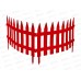 Заборчик САДОВЫЙ 3м красный МП *10