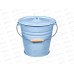 Ведро 12л с крышкой светлое С41224 *4