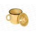 Кружка 1,0л с крышкой палевая С40207.3П *8