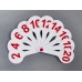 Касса-веер чисел СТАММ 0-20, ВК05 *36 Касса-веер чисел СТАММ 0-20, ВК05 *36