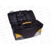 Ящик для инструментов ГЕФЕСТ 21 с коробом замки черный с желтым М2943 *6 Ящик для инструментов ГЕФЕСТ 21 с коробом замки черный с желтым М2943 *6