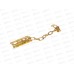 Цепочка дверная 77910 хром/золото (004802) Ж Цепочка дверная 77910 хром/золото (004802) Ж