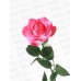 Цветы искусственные роза 56см d-8,5 розовая  482690 *10