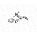 Кран водоразборный короткий излив 9601-В130 крест,1/2&quot со штуцером 554-037г