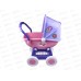 Коляска кукольная. &quotArina&quot 4-х колёсная 48202 в пакете. *2