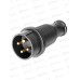 Вилка TDM прямая каучук 3P+PE 380В IP44, 0006 *10/100