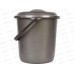 Ведро 12л Классика с крышкой антрацит SV4077 *18