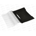 Скоросшиватель Бюрократ PS20 Black A4 пластиковый, черный*20/200