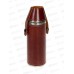Фляжка 9oz 270мл +2стопки нерж+кожзам (048348)  Ж