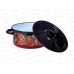 Кастрюля 2,0л цилиндрическая декорированная красно-черная с петлей С1610.8 *8 Кастрюля 2,0л цилиндрическая декорированная красно-черная с петлей С1610.8 *8
