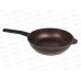 Сковорода 240/60мм с ручкой  антипригарное покрытие(кофейный мрамор), смк246а *5