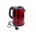 Чайник электрический SA-2149BR 2,0л нержавеющая сталь красно-черный дисковый