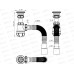 Сифон для умывальника 1 1/2&quot х 40 с выпуском с гибкой трубой 40х40/50, S0115-35-MR  *35
