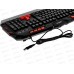 Клавиатура проводная Perfeo LEGION Multimedia, GAME DESIGN, 3 цветная подстветка, USB, чёрная, PF-9220-GM