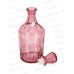 Графин 500мл 1160-Н Цветные лаки Розовый *12