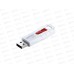 Флеш-карта USB 3.0 SmartBuy 128Gb IRON White/Red