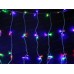 Гирлянда электрическая, новогодняя 3,3 м. х 0,6 м., бахрома 300 диодов, прозрач. провод, 220В, 50Гц, AL-13607 *40