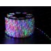Гирлянда 100м, защищена от воды, прозрачный провод, разноцветная ,  220В, 50Гц, AL-3737-2 *0,952380952380952