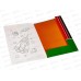 Цветная бумага  10листов 10цветов Hatber Creative Set., 05930*30