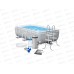 Бассейн 26784 (300х175х80см) каркасный с фильтром, PRISM, INTEX