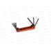Набор ключей &quotTORX" раскладной 8 шт.: T9 - T40, углеродистая сталь, блистер "Гранит" TDМ, 0211